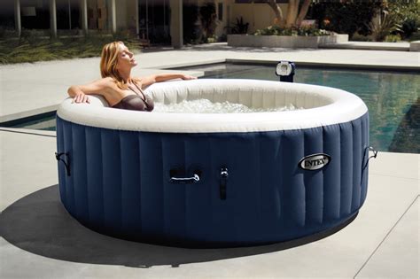 intex pure spa  person inflatable portable heated bubble hot tub model  ebay