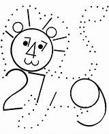 Dots Dot Titik Chiffre Chiffres Sambung Relier Angka Cifre Numeri Spielen Zahlen Cari Mewarna Coloringhome sketch template