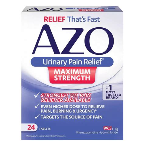 Azo Maximum Strength Urinary Tract Infection Burning Sensation Fast