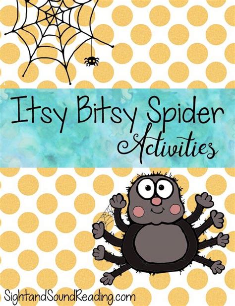 itsy bitsy spider activities  homeschool village