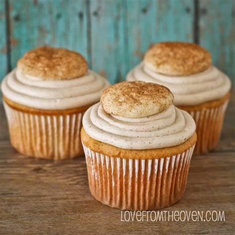 snickerdoodle cookie cupcakes love from the oven