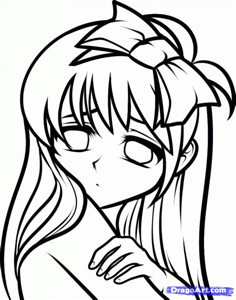 crying anime girl drawing  getdrawings