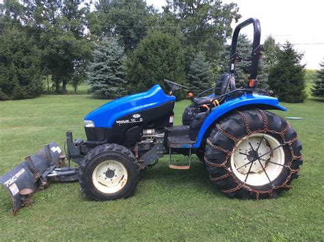 holland tcd wd tractor sold laspina  equipment