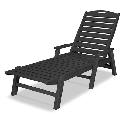 polywood ocean shores recycled plastic outdoor chaise lounge walmart