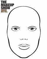 Face Makeup Chart Blank Template Sobrancelhas Contest Coloring Charts Desenho Sobrancelha Sketch Make Croqui Show Sketchite Artists Salvo sketch template