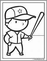 Baseball Coloring Pages Preschool Printable Print Team Pdf Colorwithfuzzy sketch template
