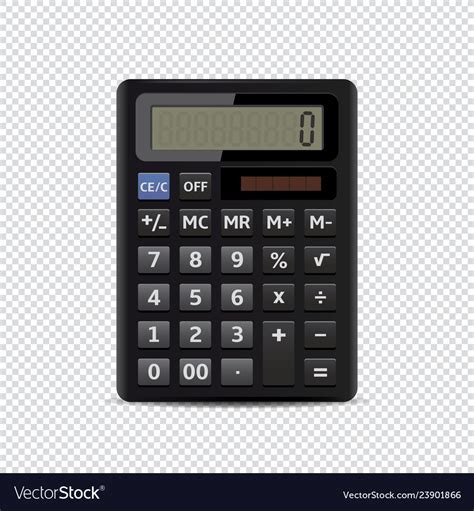calculator isolated  transparent background vector image