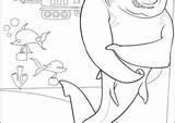 Tale Shark Coloring4free Coloring Pages Film Tv Printable sketch template