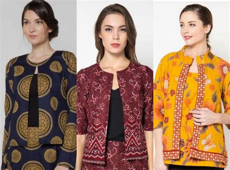Baju Batik Kerja Wanita Serta Motif Yang Sangat Menarik