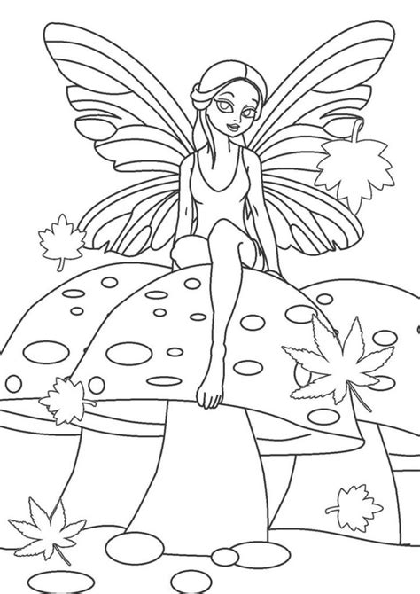 coloring pages  girls fairies