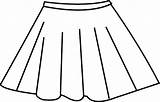 Skirt Coloring Pages Clothes Printable Kids Templates Flat Template Drawing Sheet Shorts Pleated Coloriage Girls Dress Girl Manteau Le Pants sketch template