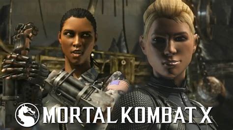 Mortal Kombat X Jacqui Briggs Vs Cassie Cage Gameplay 60fps [1080p