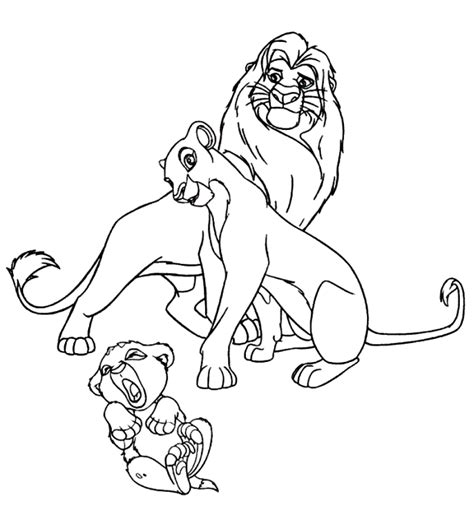 lion king coloring pages nala  simba az   lion