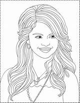 Coloring Selena Gomez Pages Library Printable Kids sketch template