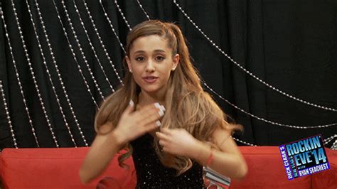Ariana Grande Kiss  By New Year S Rockin Eve Find And Share On Giphy