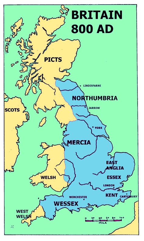 britain   ad   century  alfred  great map  britain language history