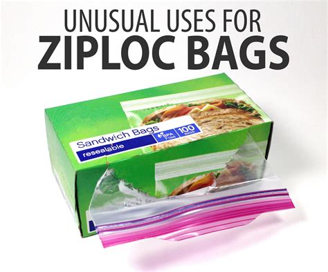 unusual  ziploc bags  steps  pictures instructables
