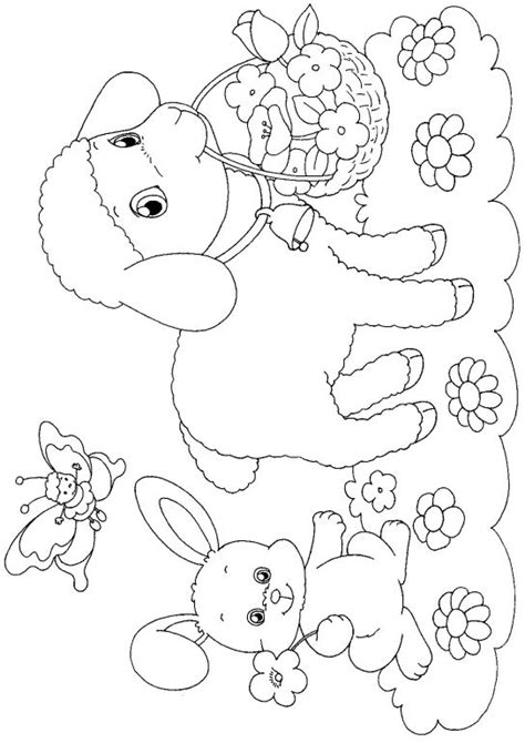 easter lambs coloring pages cartoon pinterest coloring easter