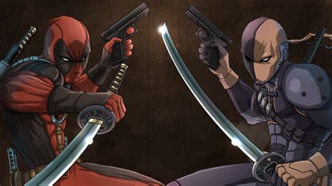 Deadpool Vs Deathstroke 4k Hd Superheroes 4k Wallpapers