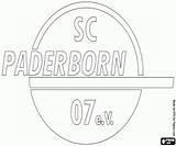 Paderborn Sc Badge Logo Coloring Fc Emblem Augsburg sketch template