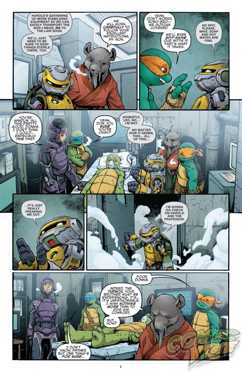 exclusive preview teenage mutant ninja turtles 46 comic vine