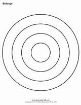 Bullseye Circles sketch template