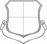 Shield Blank Template Outline Crest Clipart Shape Vector Cliparts Library Collection Fancy Clip Heraldry Designs Getdrawings sketch template