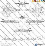 35a Lockheed sketch template