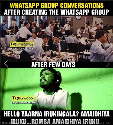 whatsapp group conversations tamil memes