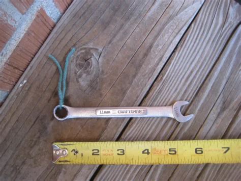vintage craftsman  mm sears metric combination wrench vv