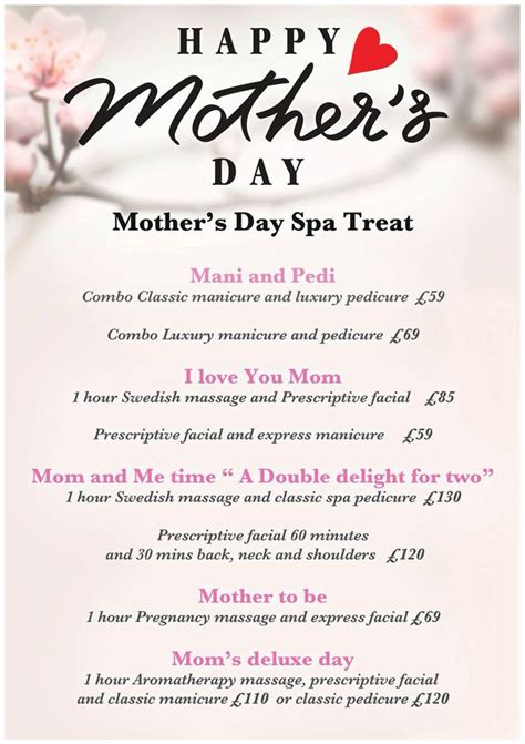 mom  special  mothers day  dayspa motherday