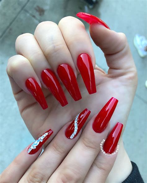 check  atimanityee prom nails bling nails stiletto nails cute
