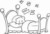 Coloring Pages Bed Sleep Printable Sleeping Dormir Objects Color Nap Book Kid Colorear Para Coloringbook4kids Take Wolf sketch template