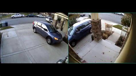Stolen Usps Package Caught Outdoor Home Security Camera