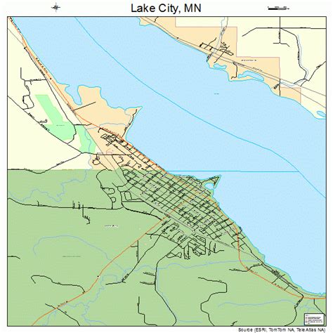 lake city minnesota street map