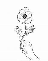 Poppy Coloring sketch template