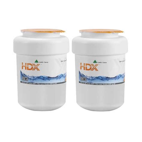 Hdx Mwf Refrigerator Water Filter For Ge Appliances 2 Pack Hdx2pkds0