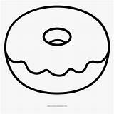 Donut Coloring Doughnut Clipartkey sketch template
