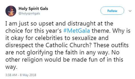 Christian Fury At Met Gala S Blasphemous Catholic Theme