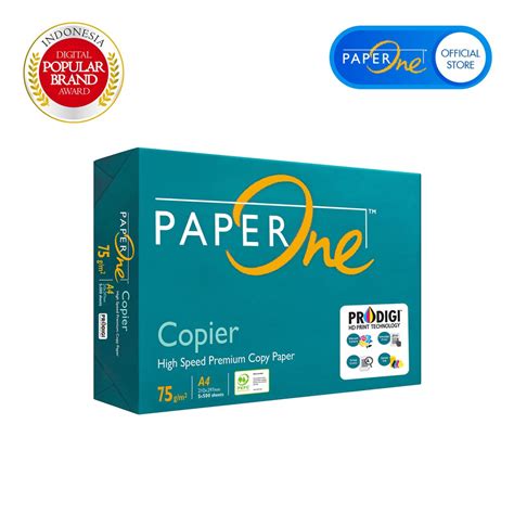 paperone kertas fotocopy  gr  ream  lembar shopee indonesia