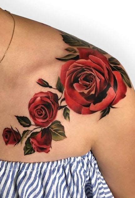 trendy rose tattoo designs ideas meanings