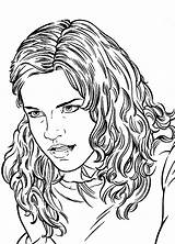 Coloring Granger Hermoine Hermione sketch template