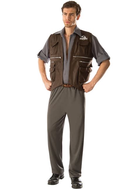 Mens Deluxe Owen Grady Jurassic World Costume The Coolest Funidelia