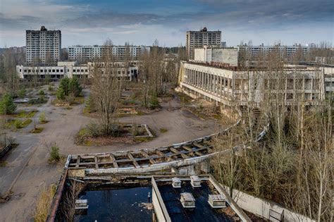 view   central square  pripyat oc march  rchernobyl
