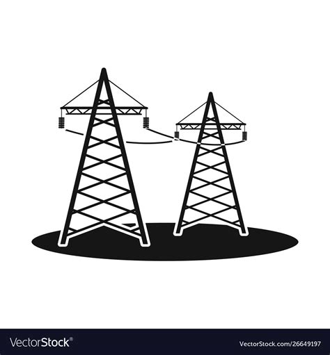 electric  network logo royalty  vector image