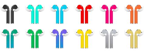 airpod skins add  splash  colorful protection  apple airpods  mac observer
