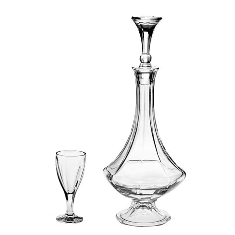 Bohemia Crystal King Louis Liqueur 1 6pc Set Crystal And Glass