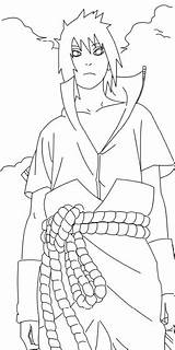 Sasuke Lineart sketch template