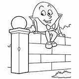 Humpty Dumpty Coloring Pages Toddlers Adorable Articles sketch template