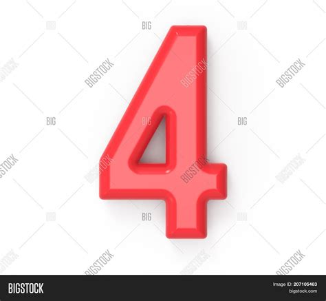 red number  image photo  trial bigstock